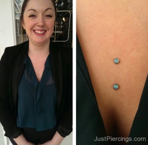 Pretty Sternum Surface Piercing