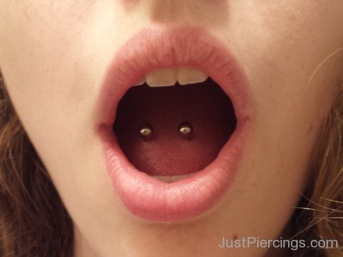 Tongue piercing