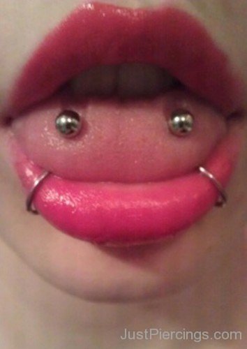 Tongue piercing