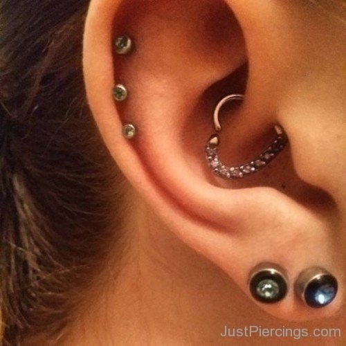 Daith Cartilage Tragus Piercing-JP1050