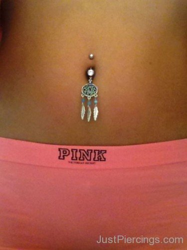 Dream catcher belly piercing-JP1061