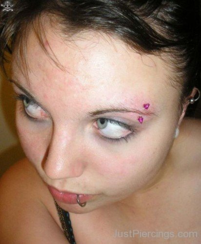 Eyelid Piercing For Girls 