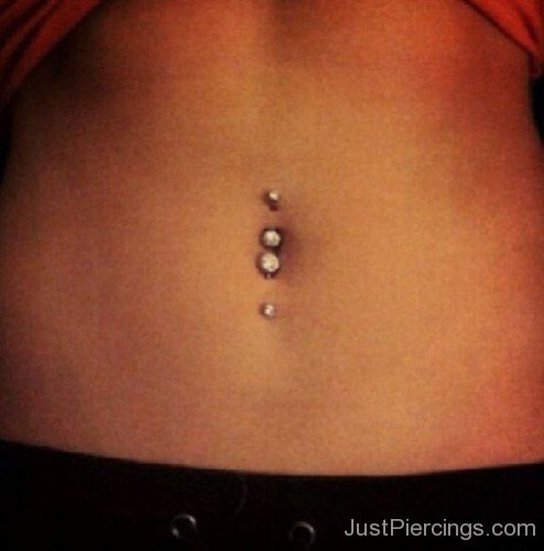 Multiple Belly Piercing Image-JP1072