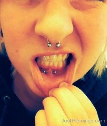 Frowny And Septum Piercing Photo-JP107