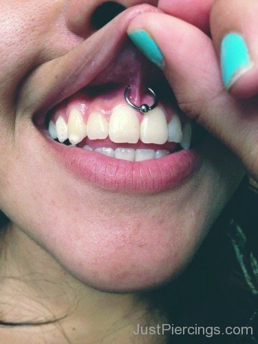 Upper Lip  Frowny Piercing-JP147