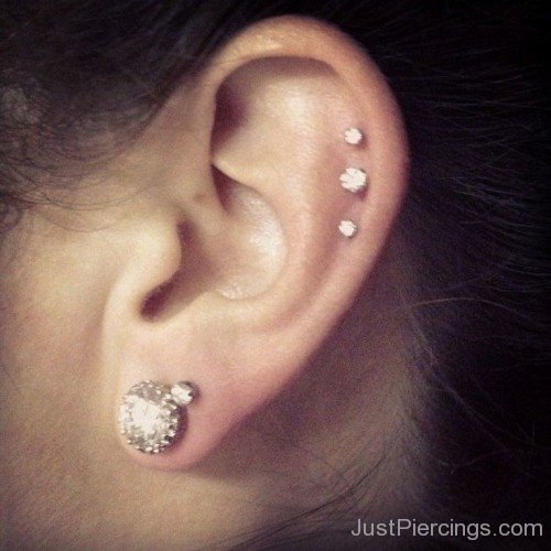 Triple Cartilage Ear Piercing-JP122