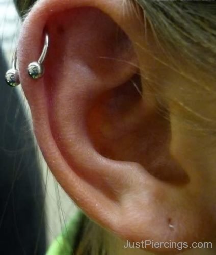 Cartilage Piercing With Circular Barbell-JP1021