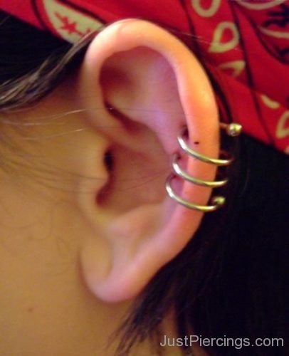 Cartilage Spiral Piercing-JP1033