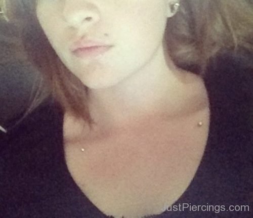 Collar Bone And Monroe Piercing-JP118