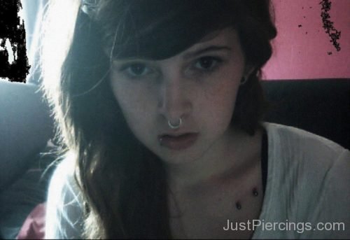 Collar Bone And Nose Septum Piercing-JP1014