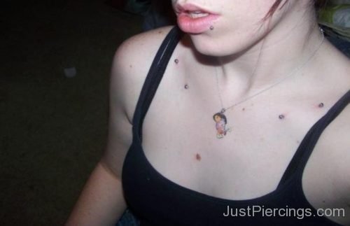 Collar Bone With Long Barbells-JP1117