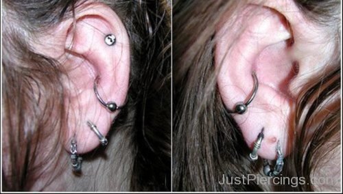 Conch And Lobe Piercing-JP1034