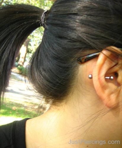 Conch Piercing On Ear-JP1065