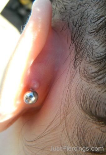 Conch Piercing With Barbell-JP1069