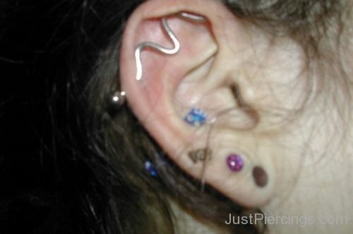 Conch and Lobes Piercing-JP1037