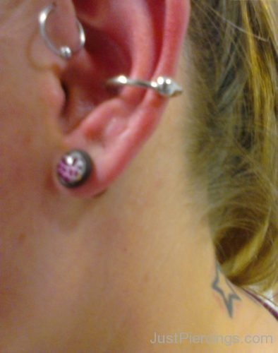 Conch,Tragus And Lobe Piercing-JP1081