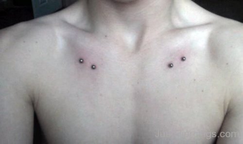 Double Collar Bone Piercing 1-JP1138