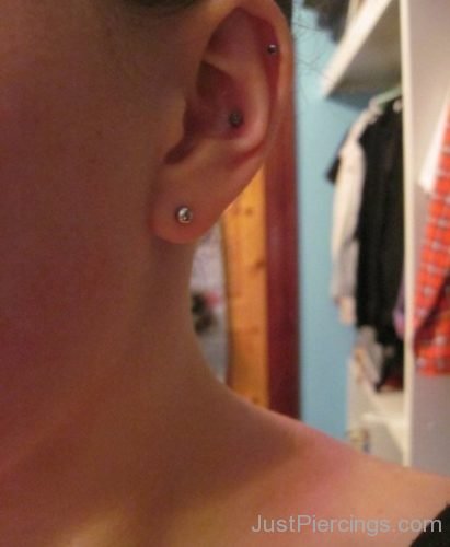 Helix,Lobe Conch Piercing-JP1114