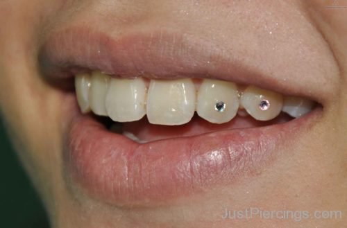 Jewel Tooth Piercings For Girls-JP118