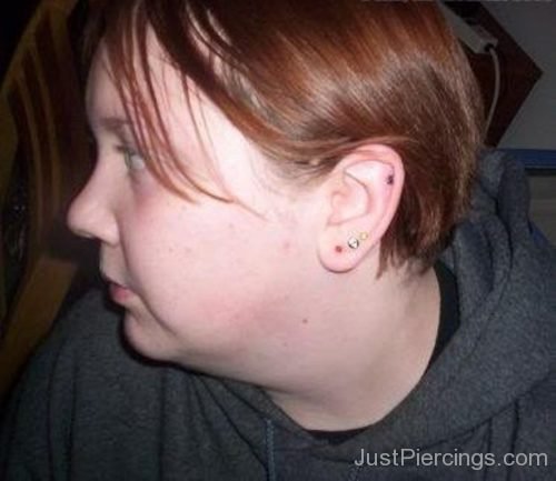 Lobe And Cartilage Piercing For Ladies-JP134