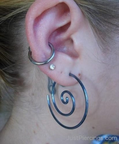 Lobe, Conch Piercing-JP1134