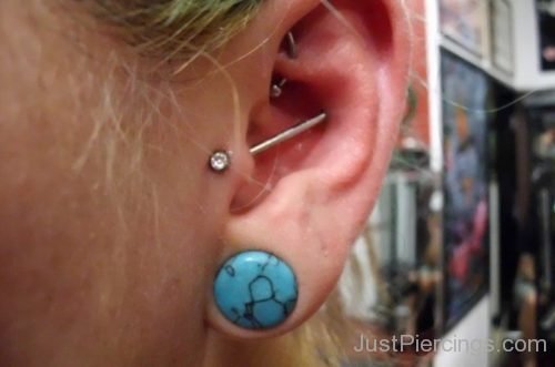 Rook Industrial And Conch Piercing-JP1154