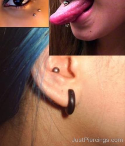 Anti Eyebrow Tongue And Conch Piercing-JP1001