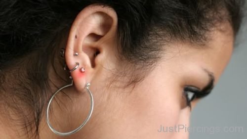 Beautiful Girl With Ear Piercing-JP1025