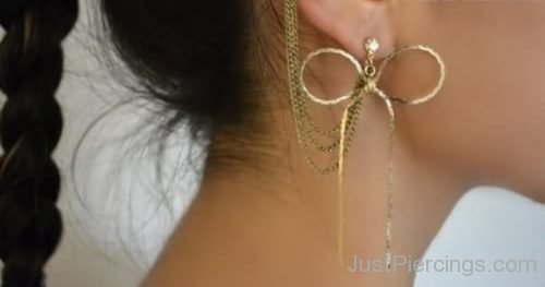 Chain Earcuff Ear Piercings-JP1085