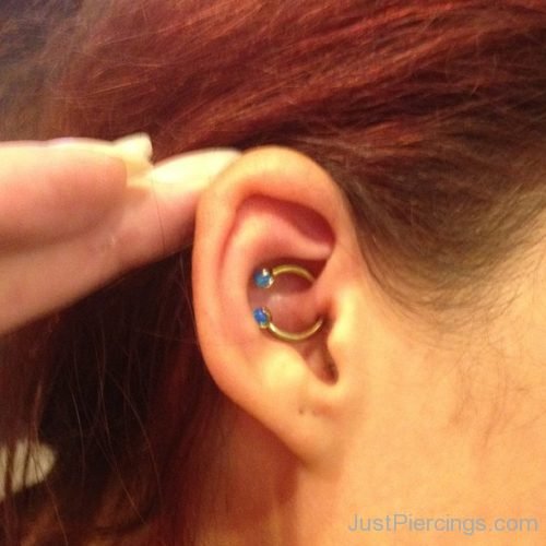 Circular Barbell Daith Piercing-JP1025