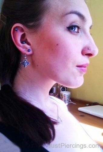 Conch And Lobe Piercing-JP1032