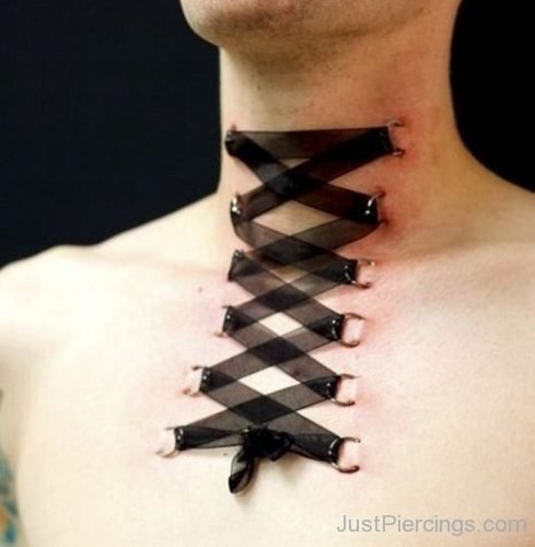 Corset Piercing On Chest-JP1059