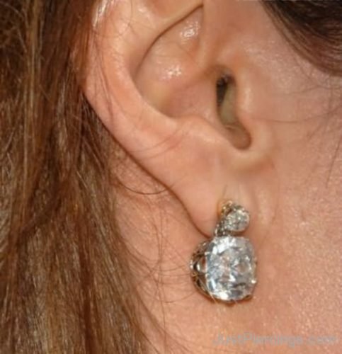 Crystal Ear Lobe Piercing-JP1037