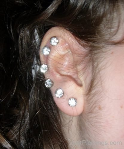 Cute Multiple Ear Piercing-JP1044