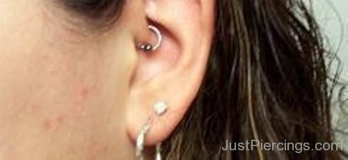 Daith And Dual Lobe Piercing  5-JP1060