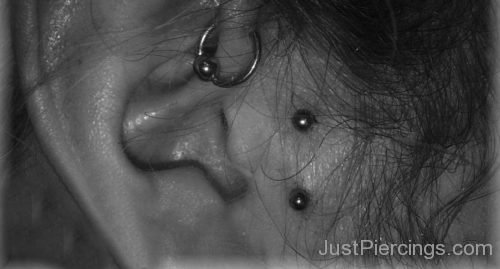 Daith Piercing And Tragus Piercing For Ear-JP1147