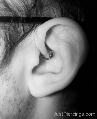 Daith Piercing With Ring For Young Men-JP1248