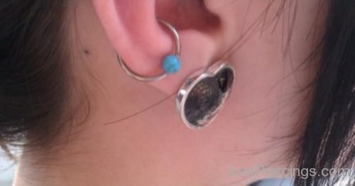 Ear Conch And Lobe Piercing-JP1134