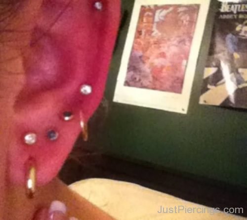 Ear Piercing With Studs-JP1095