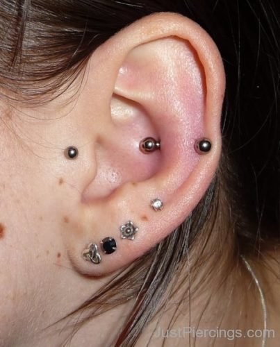 Ear Piercing – Lobe, Inner Conch And Tragus-JP1021