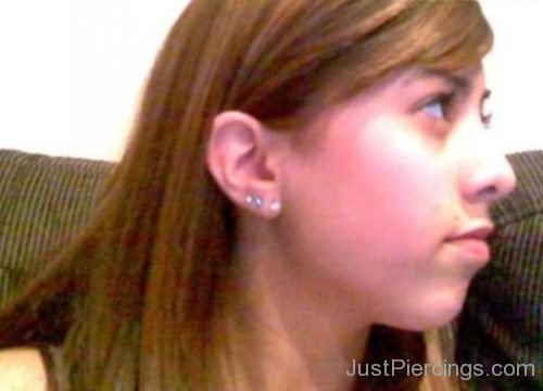 Ear Three Lobe Piercing-JP1038