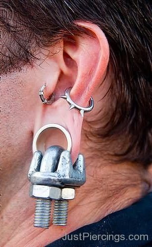 Extreme Ear Piercing For Men-JP1105