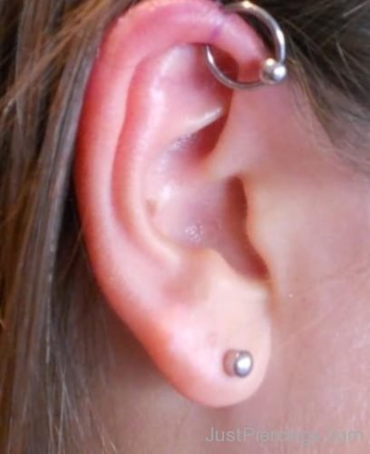 Helix And Lobe Ear Piercing-JP1121