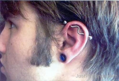 Industrial And Ear Lobe Piercing-JP1133