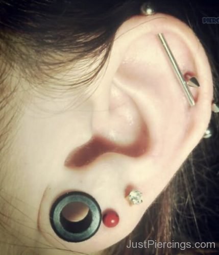 Lobe Stretching, Dual Lobe And Ear Piercing-JP1088