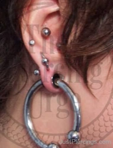 Lobe, Upper Lobe And Ear Piercing-JP1099