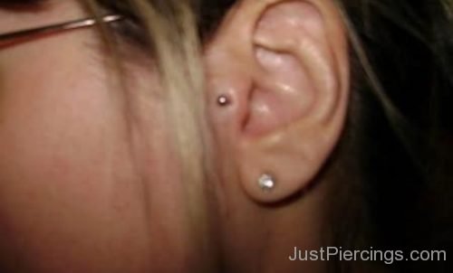 Perfect Tragus And Lobe Ear Piercing-JP1207