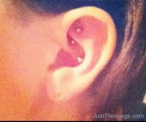 Rook And Conch Piercing Closeup-JP1143