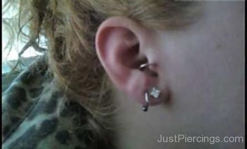 Tragus And Lobe Ear Piercings-JP1182