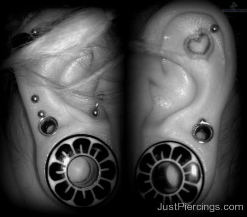 t Ear Lobe Stretching Piercing-JP1181